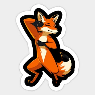 Fox Endearing Eccentrics Sticker